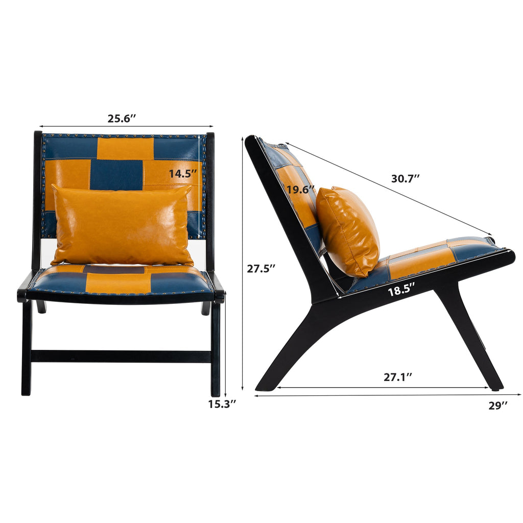 Modern Boho Accent Chair for Living Room, Indoor Use