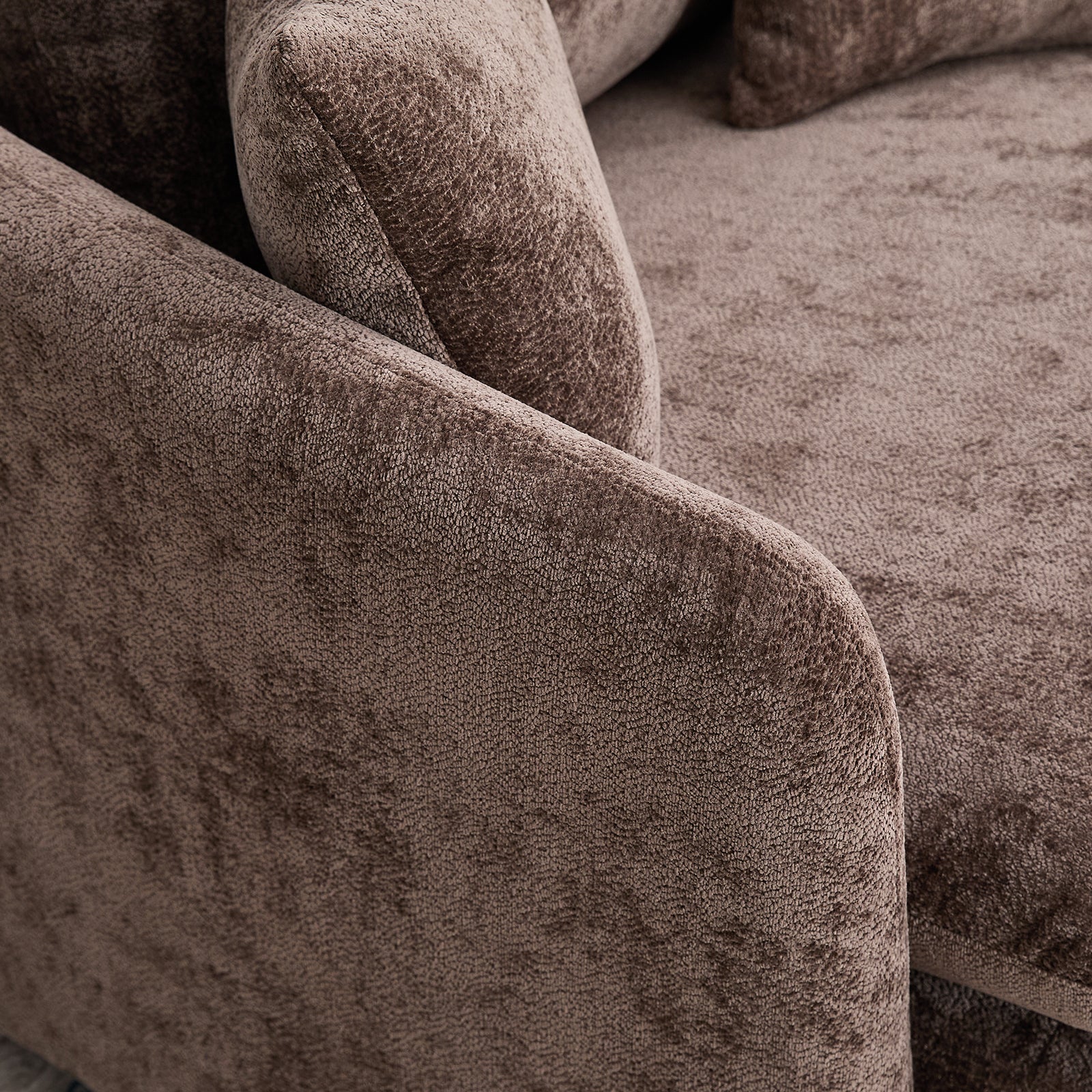 46.1" W Upholstered Oversized Swivel Accent Chair with Ottoman