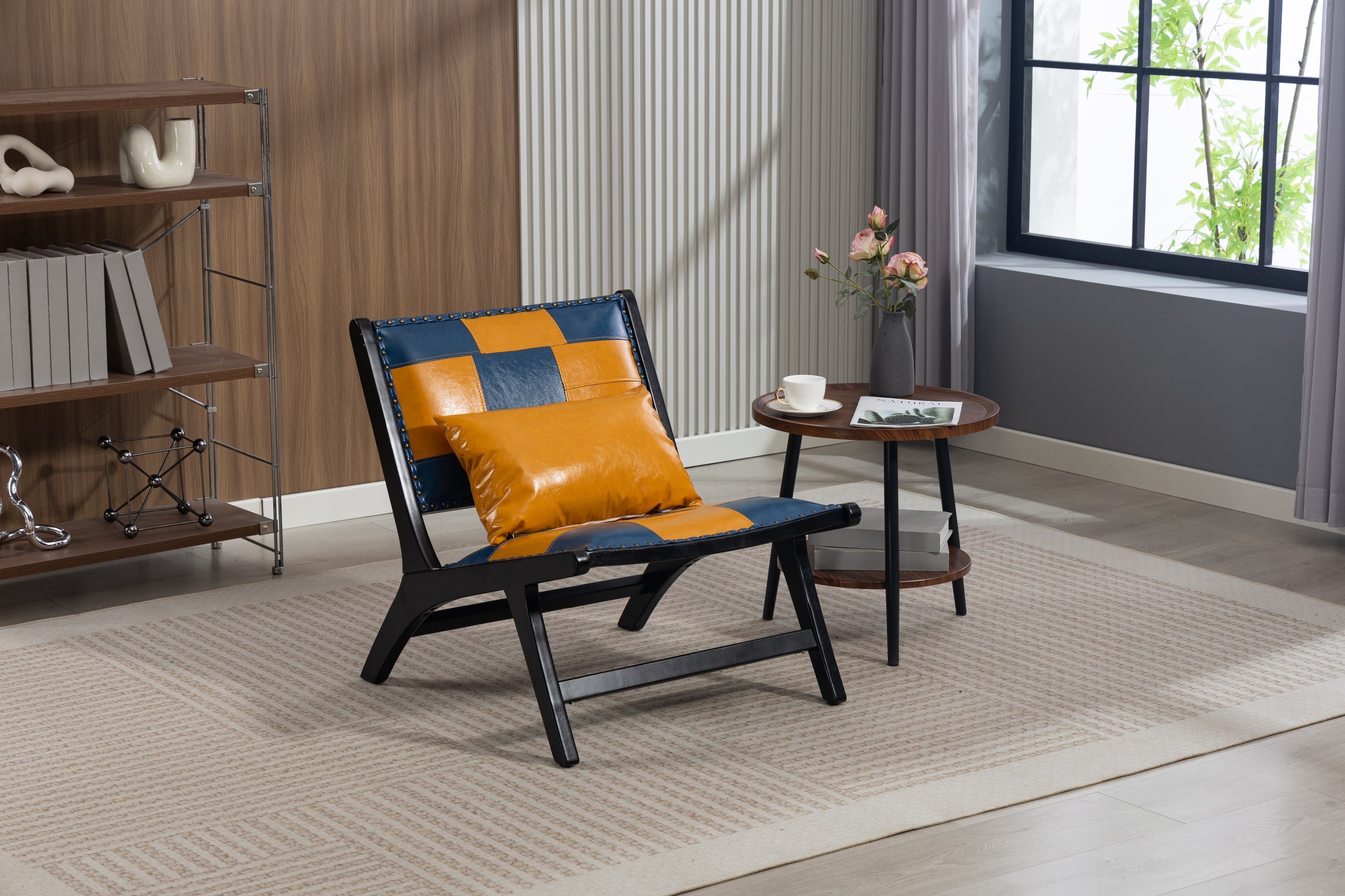 Modern Boho Accent Chair for Living Room, Indoor Use