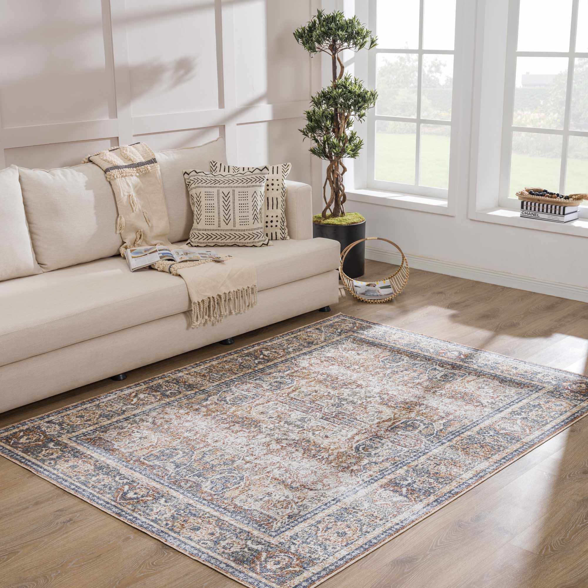 Arias Blue Boutique Washable Rug - Clearance