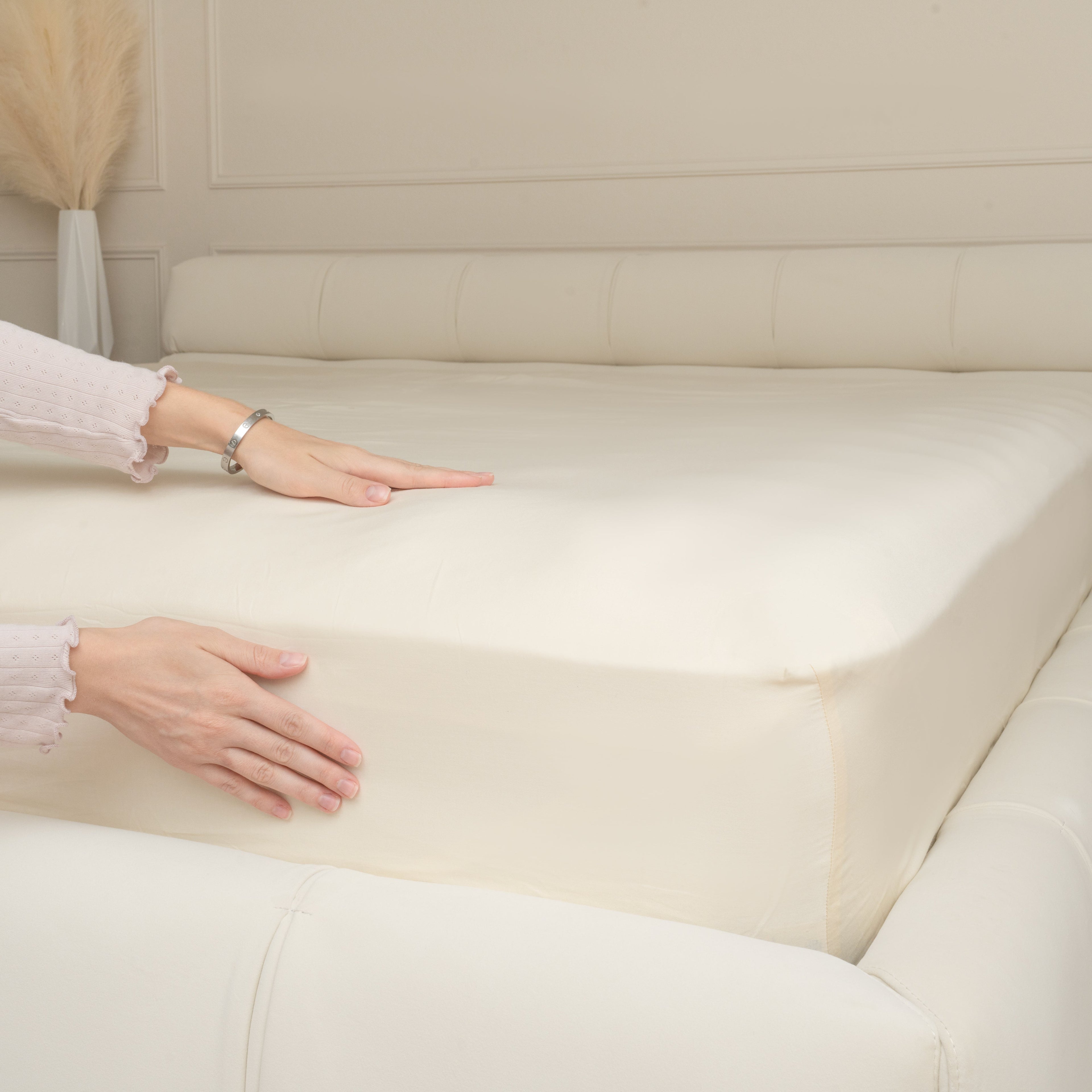 Organic Sateen Fitted Sheet